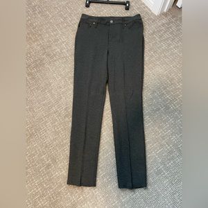 Chicos Heather Gray Pants Size 1 or Women’s 10 So Comfortable!